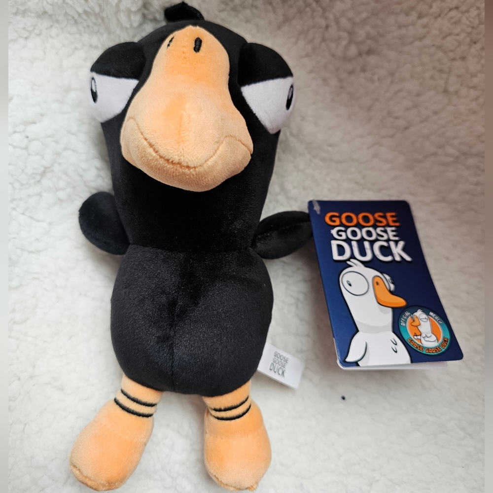 GOOSE GOOSE DUCK Plush Black Rare / Kawaii / Toikido - Gaggle Studios BRAND NEW